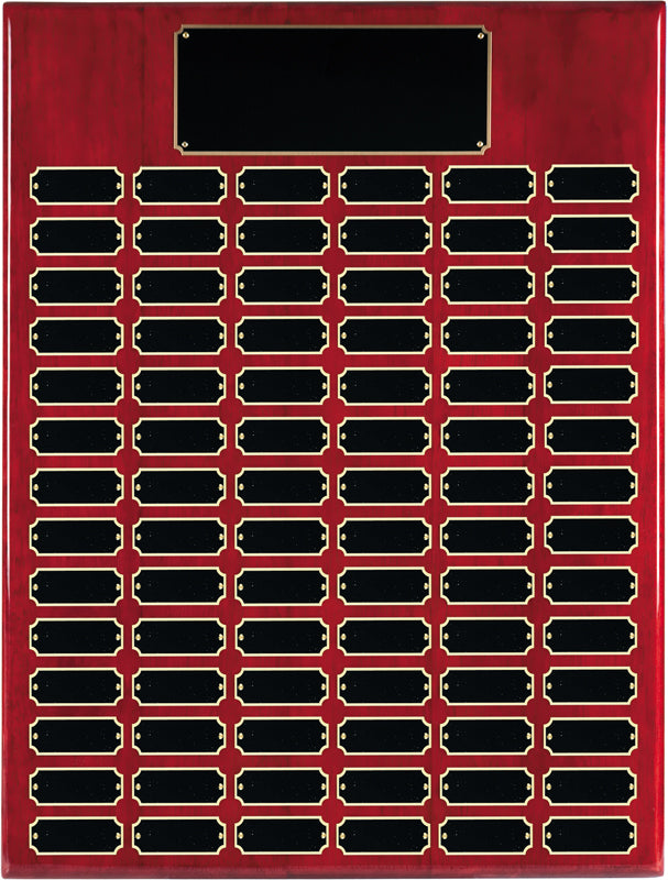 84 Plate Rosewood Piano Finish Perpetual Plaque