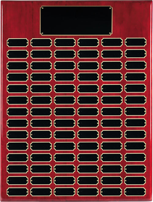 84 Plate Rosewood Piano Finish Perpetual Plaque