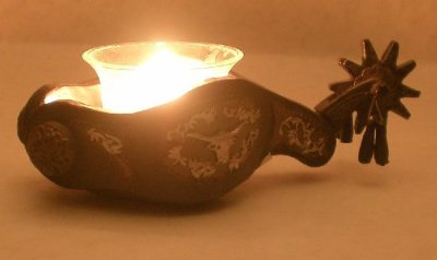 Steer Jingle Bob Spur Votive