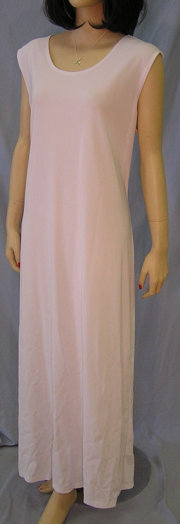 Plain Stretchy Sleeveless Dress, White, Size 2XL
