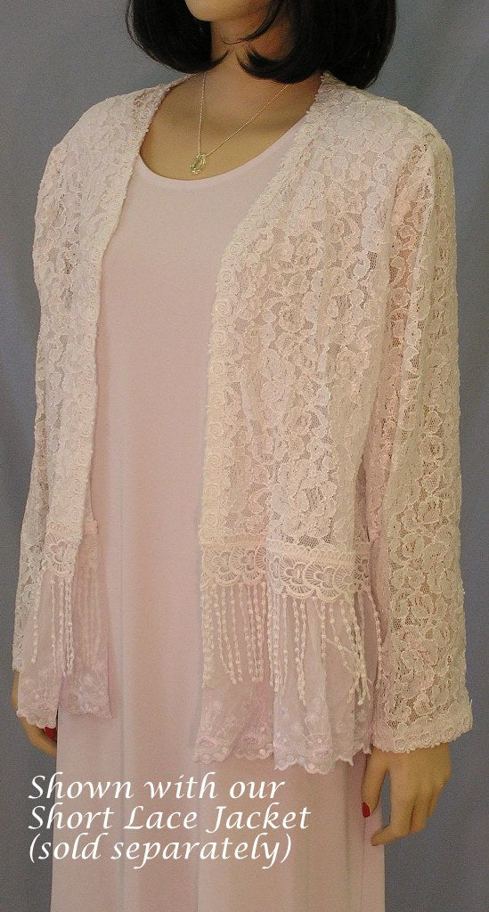 Plain Stretchy Sleeveless Dress, White, Size 2XL