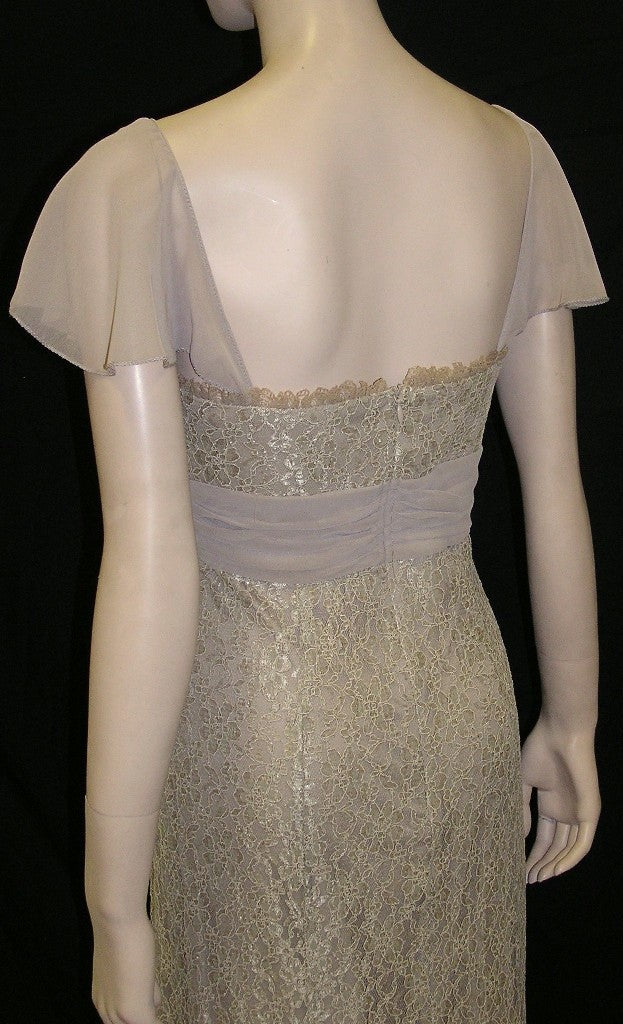 Vonda D Chiffon Sleeve Dress in Tea