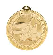 Hockey BriteLazer Medal with Neck Ribbon