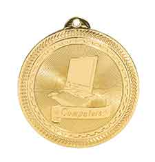 Computers BriteLazer Medal with Neck Ribbon