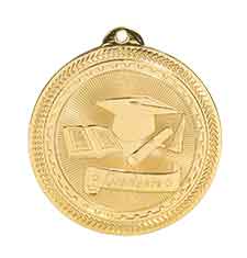 Graduate BriteLazer Medal with Neck Ribbon
