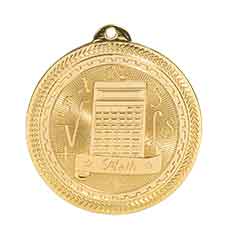 Math BriteLazer Medal with Neck Ribbon