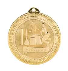 Science BriteLazer Medal with Neck Ribbon
