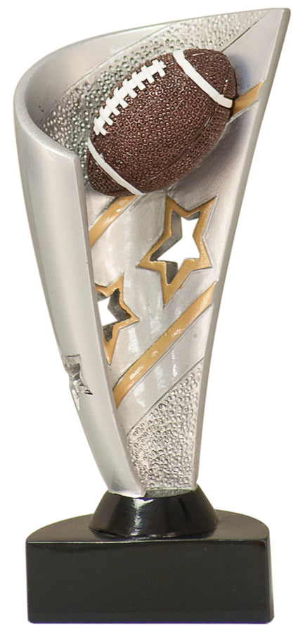7 inch Football Banner Resin