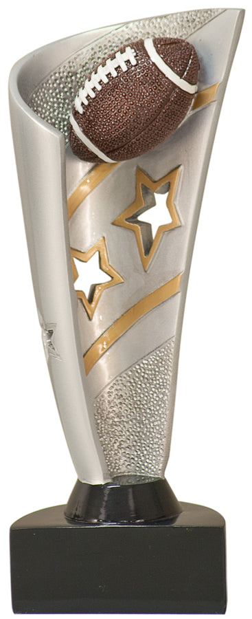 8 1/2 inch Football Banner Resin