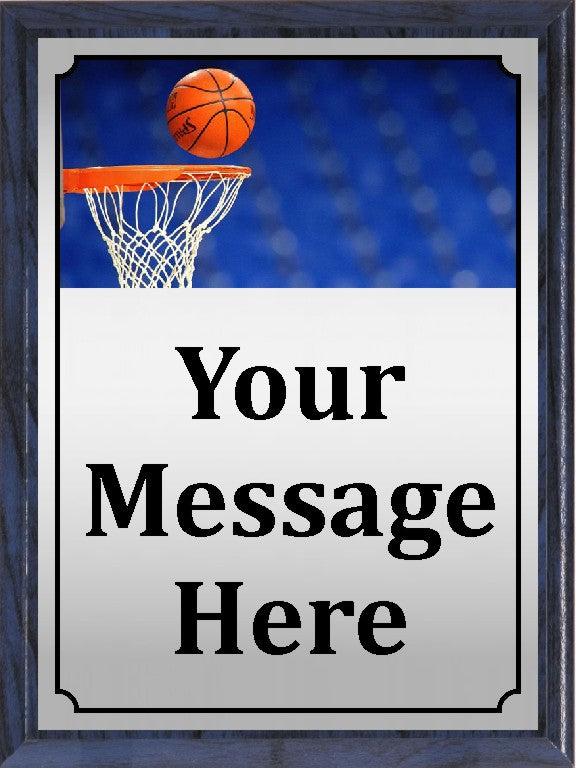 Free Throw Basketball Plaque 