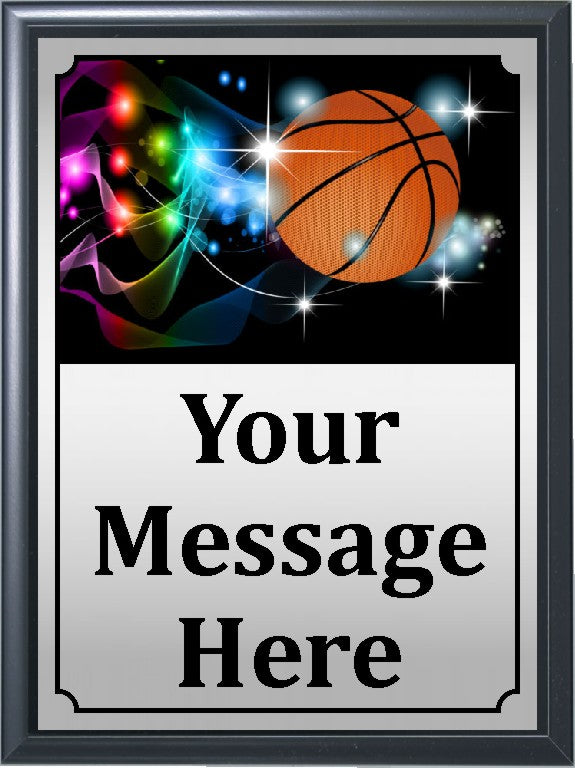 Graphic Basketball Plaque 