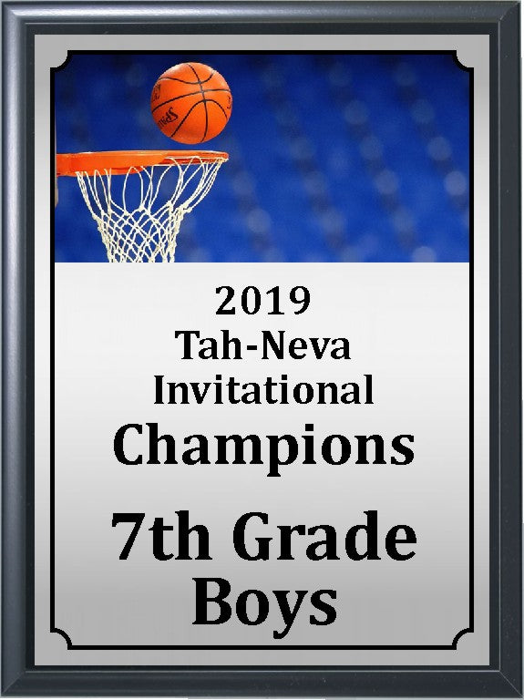Free Throw Basketball Plaque 