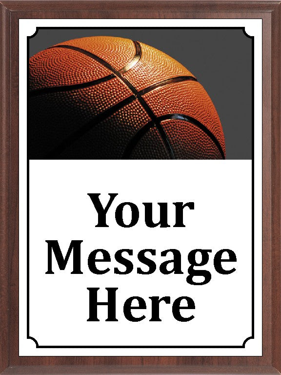Hi-Res Basketball Plaque 
