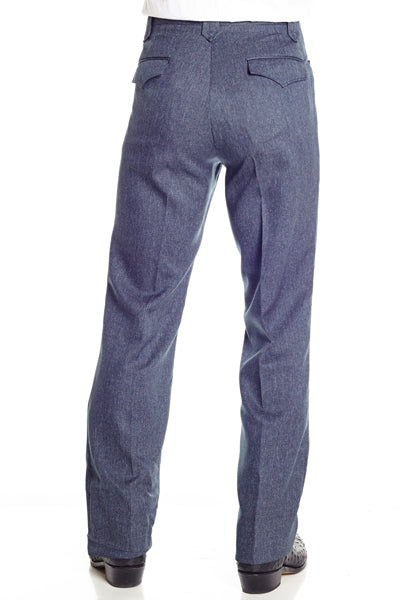 Circle S Dress Ranch Pant in Heather Navy