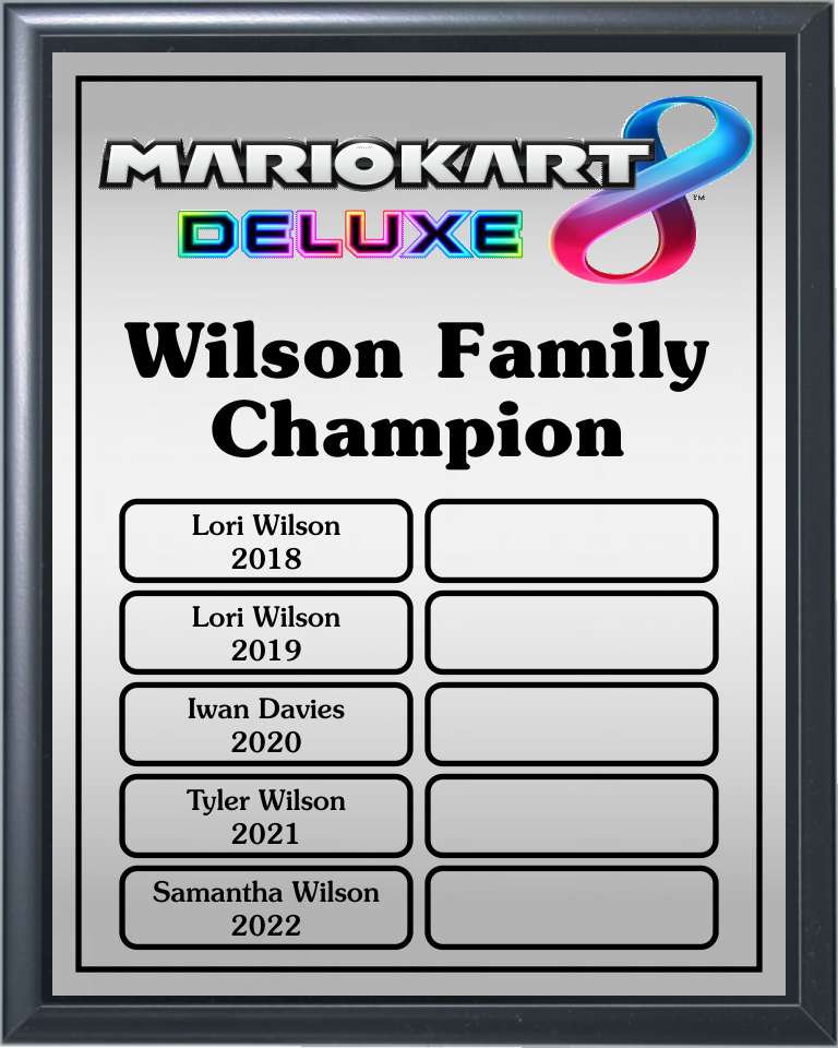 Economy Full-Color Perpetual Plaque, Silver