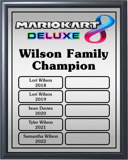 Economy Full-Color Perpetual Plaque, Silver