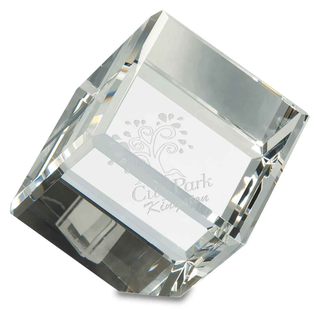 3" 2 3" x 3" Crystal Cube
