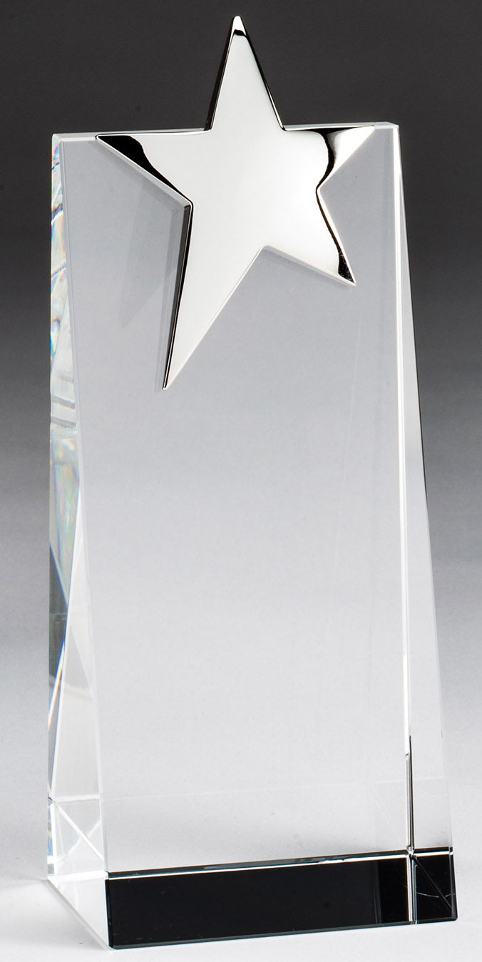 Silver Star on Crystal Tower, 7"