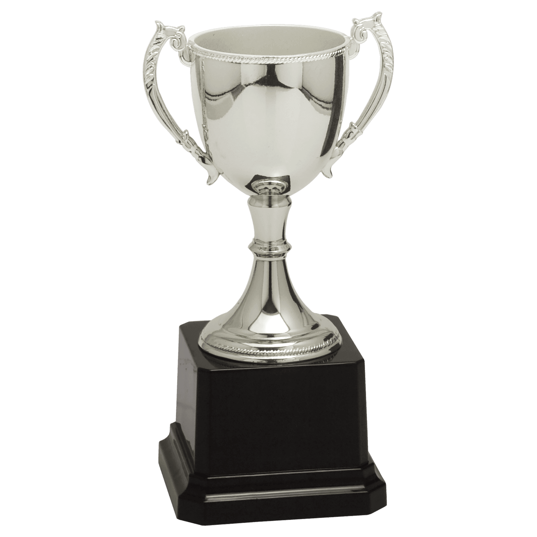 Silver 6 3/4" Completed Zinc Cup Trophy