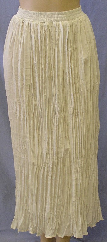 Heart Neck Short Sleeve Bridal Blouse and Broomstick Skirt Set, Ivory