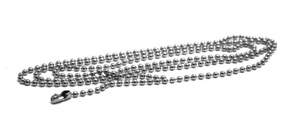 30" Silver Metal Neck Chain
