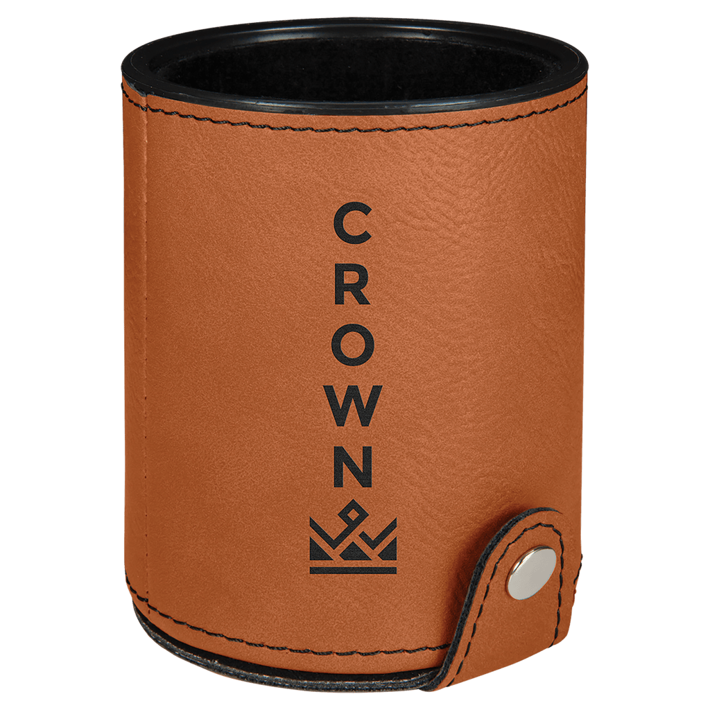 Rawhide Laserable Leatherette Dice Cup with 5 Dice