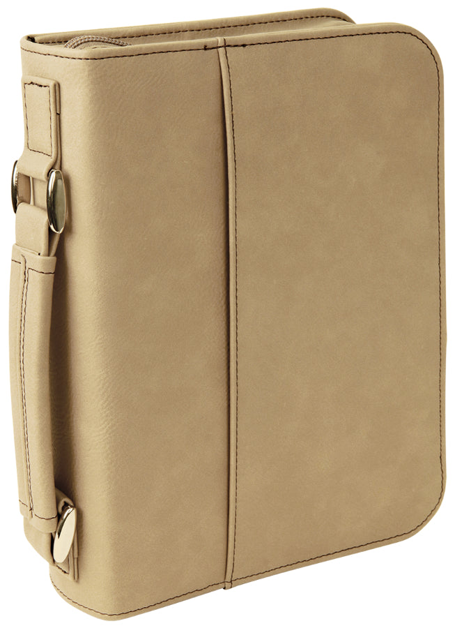 Light Brown Leatherette Book/Bible Cover