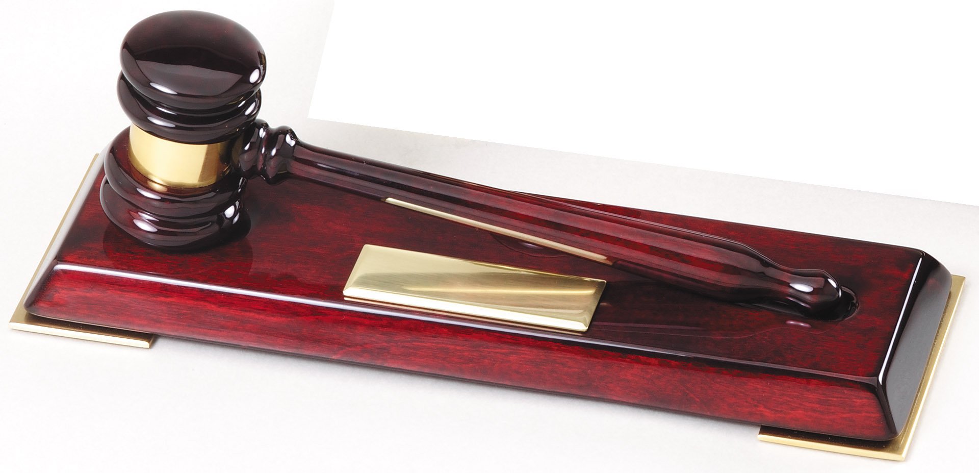 Rosewood Gavel and matching stand