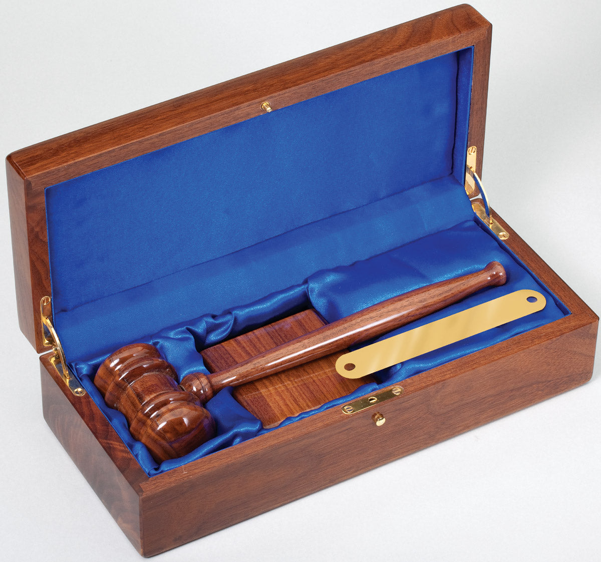 Gavel In Glossy Walnut Presentation Box