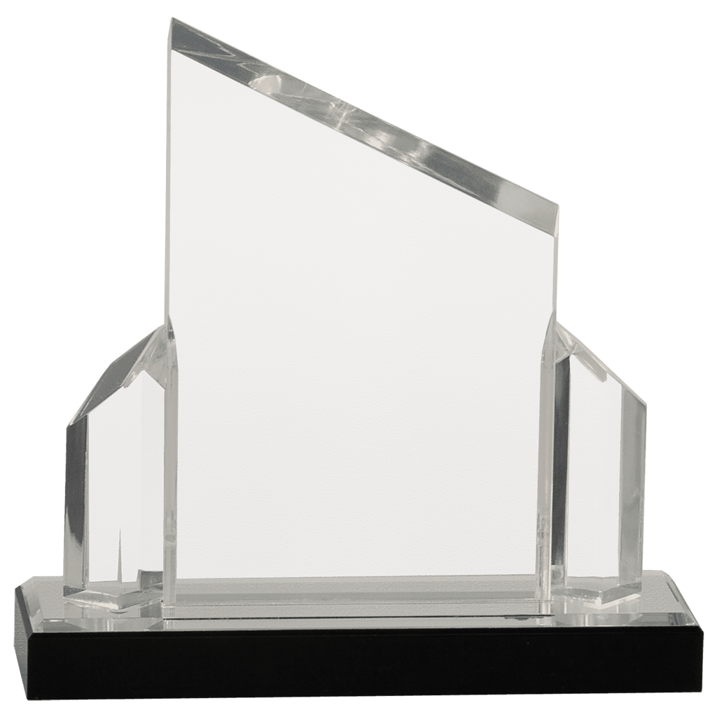 Silver 7" x 7" Beveled Post Impress Acrylic