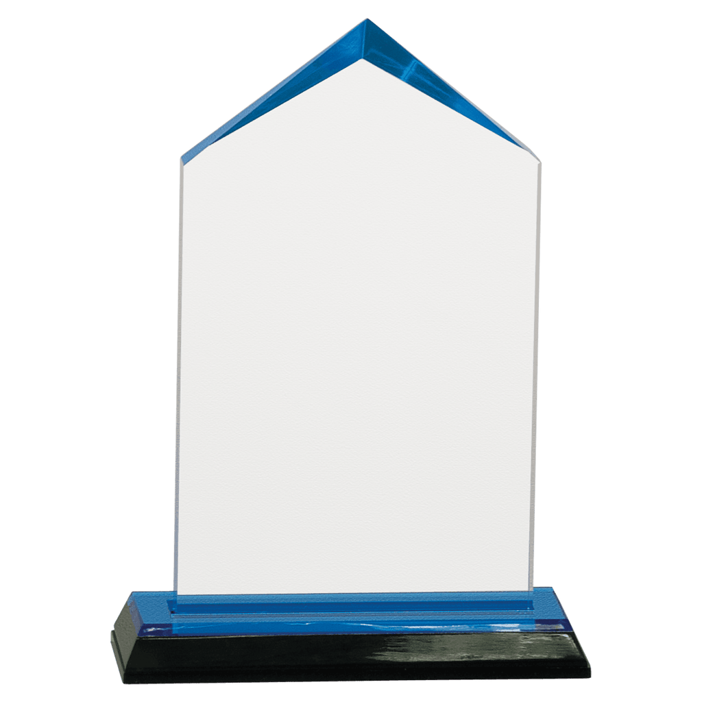 Blue 3 1/2" x 6 1/2" Jewel Impress Acrylic