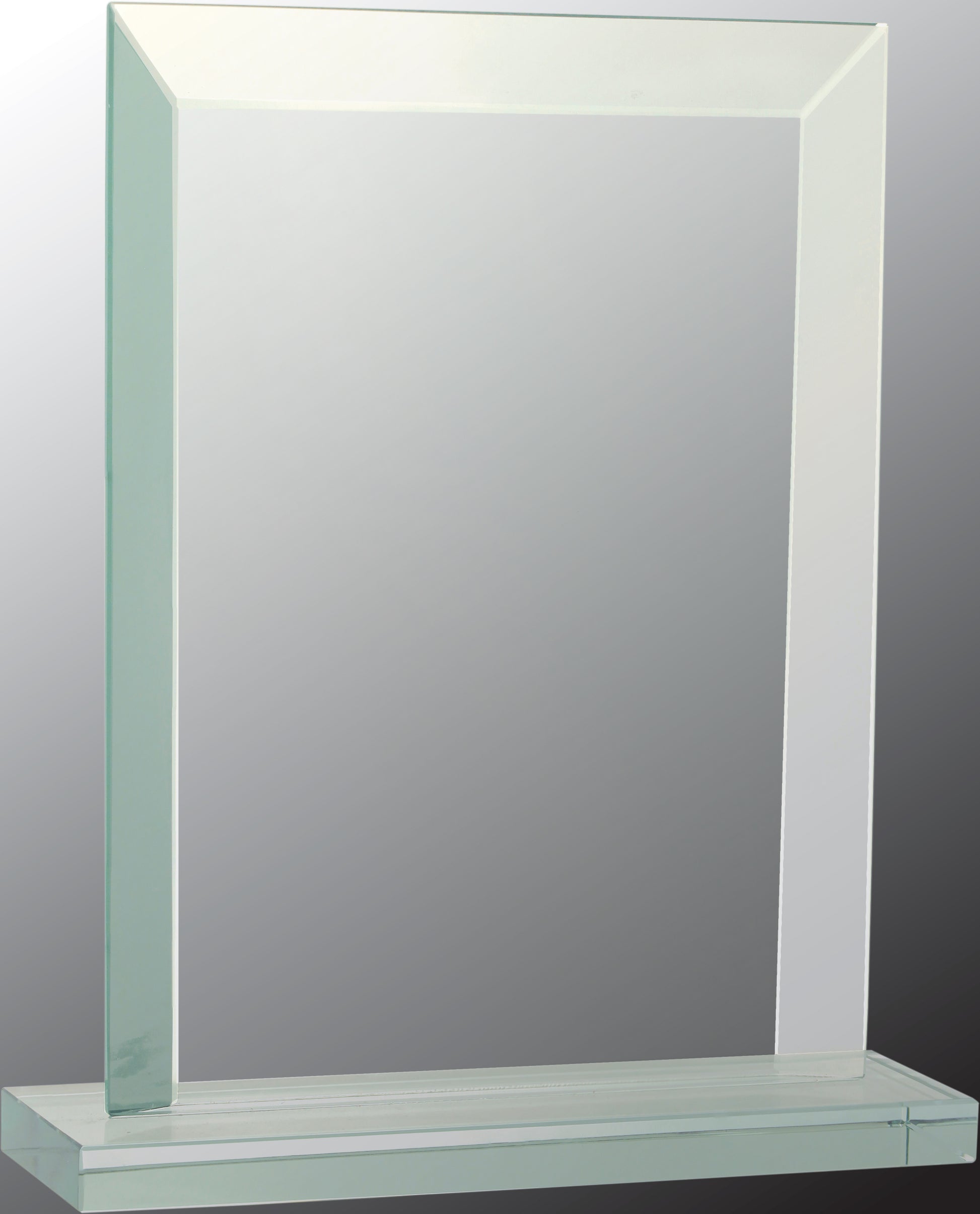 Rectangle Jade Glass Award, Large