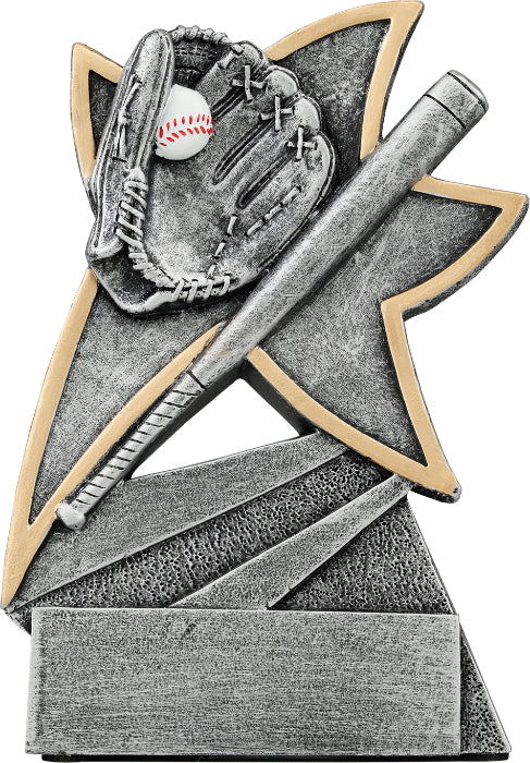 5 1/2 inch Baseball Jazz Star Resin