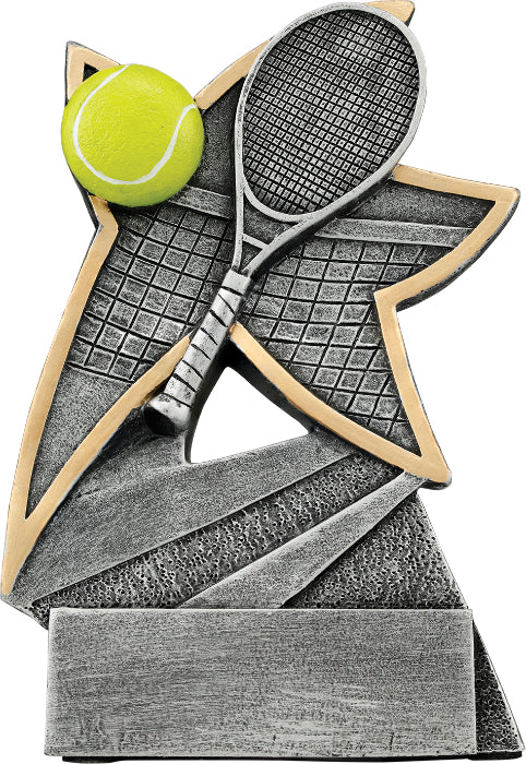 5 1/2 inch Tennis Jazz Star Resin