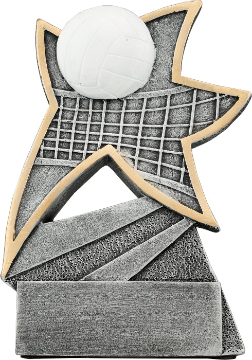 5 1/2 inch Volleyball Jazz Star Resin