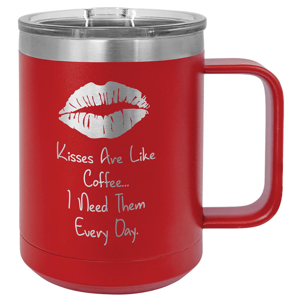 Red Polar Camel 15 oz. Vacuum Insulated Mug with Slider Lid
