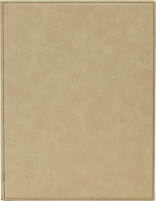 Light Brown 7" x 9" Laserable Leatherette Plaque