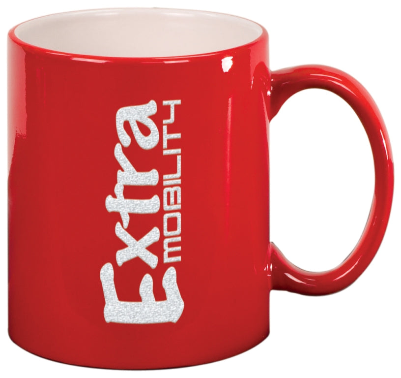11 Oz Ceramic Mug with Contrasting Color Accent