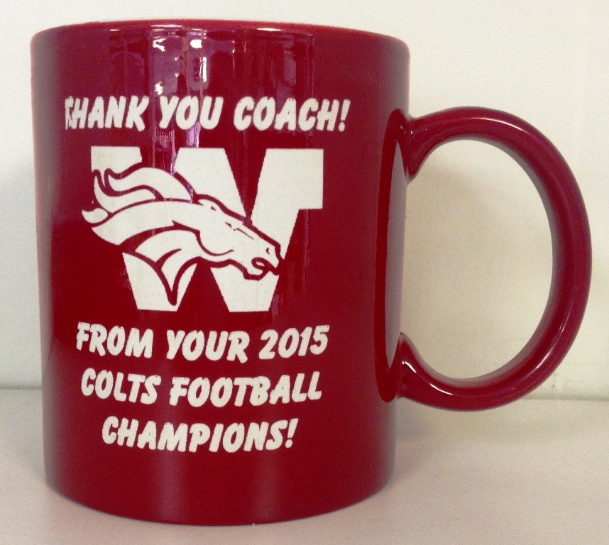 11 Oz Ceramic Mug with Contrasting Color Accent