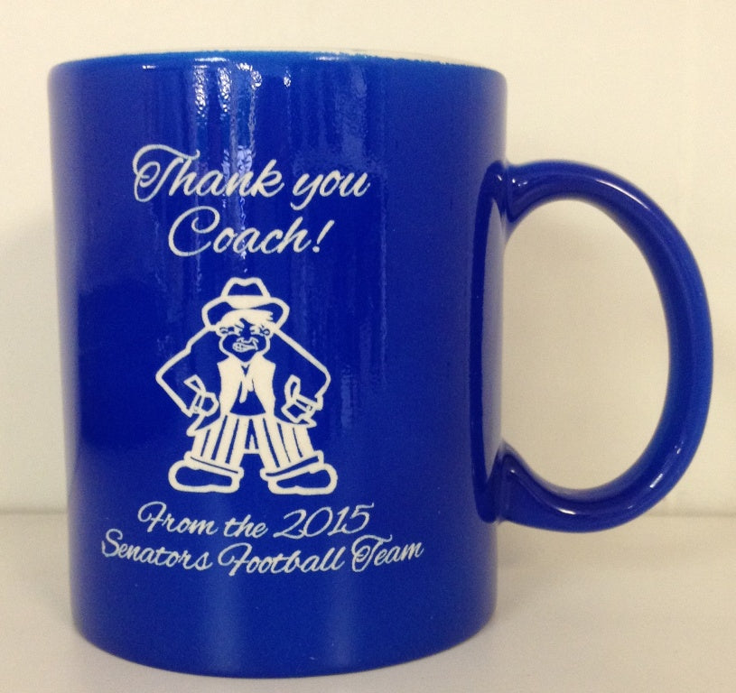 11 Oz Ceramic Mug with Contrasting Color Accent