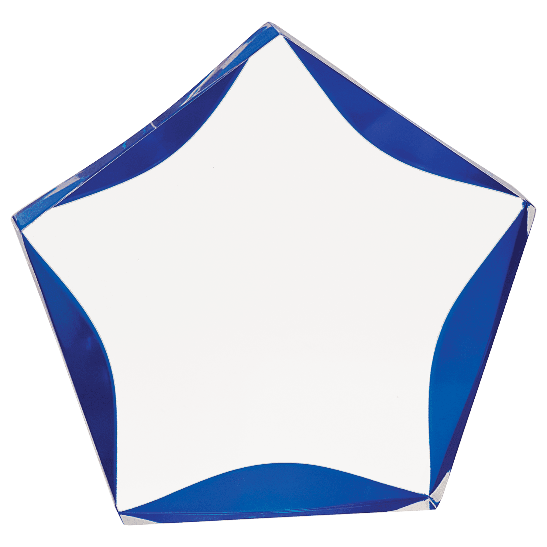 Clear/Blue 7"/ Luminary Star Acrylic