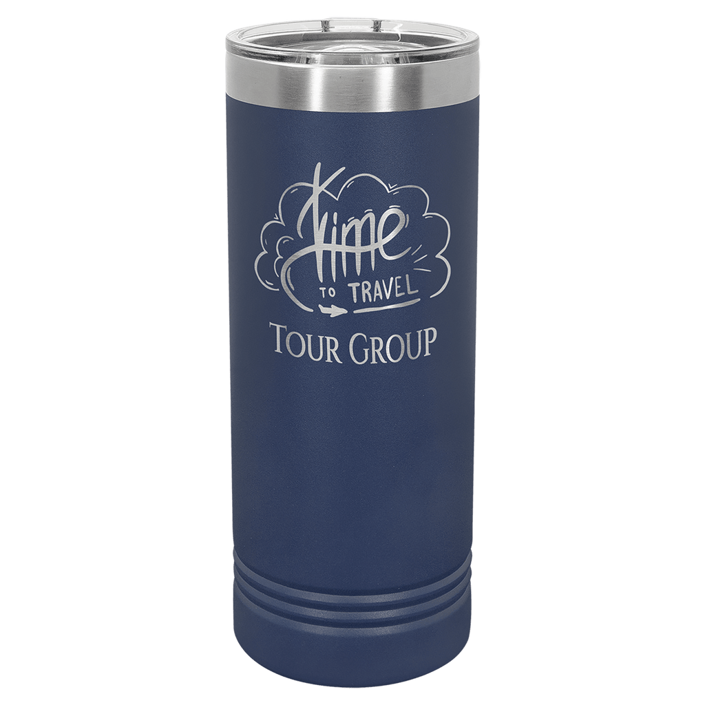 Navy Blue Polar Camel 22 oz. Skinny Tumbler with Slider Lid