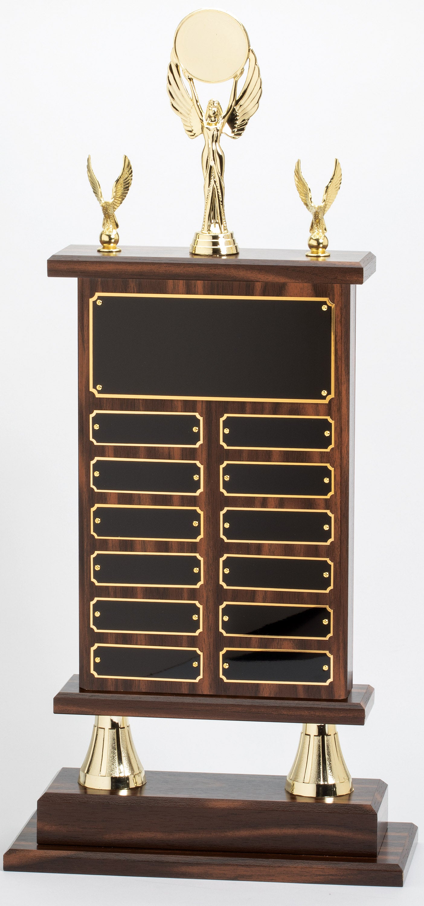 Perpetual Trophy with Engraved Black Plates