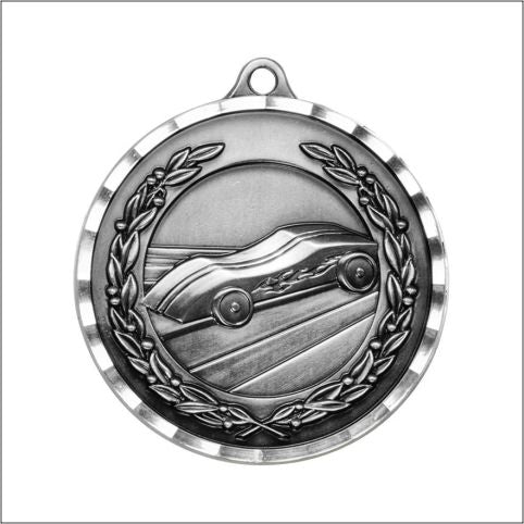 2" Pinewood Derby Diamond Edge Medal