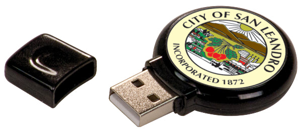 Black Plastic 4gb Usb Flash Drive