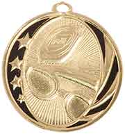 Swimming MidNite Star Medal with Neck Ribbon
