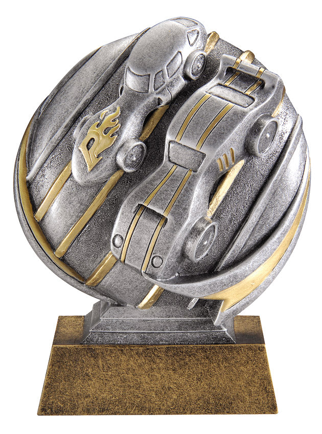 Pinewood Derby Motion Xtreme Resin Award