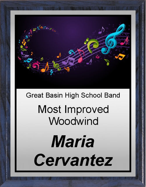 Colorful Notes Music Plaque