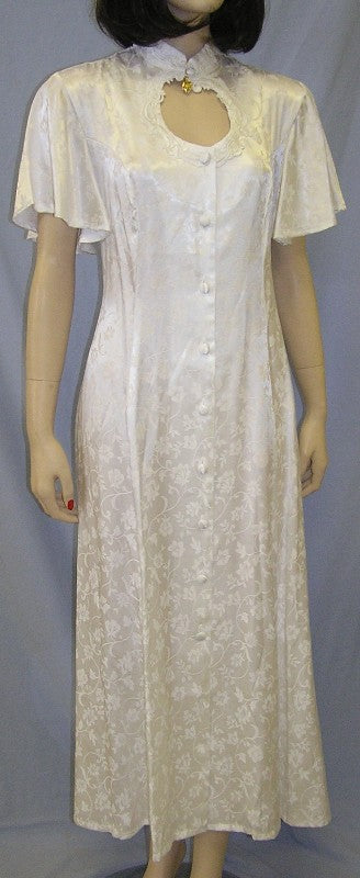 Jacquard Keyhole Neck Dress