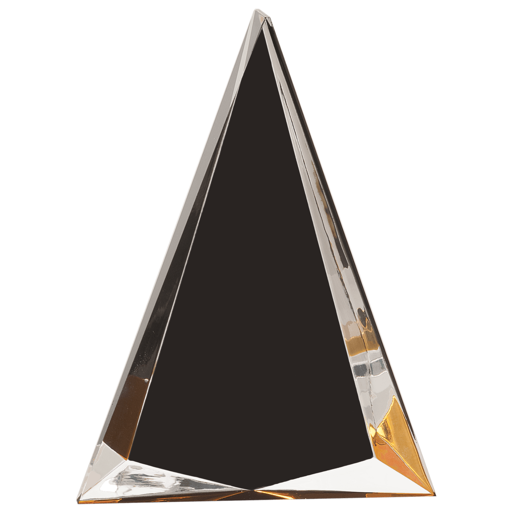6" x 8" Black/Gold Pinnacle Acrylic